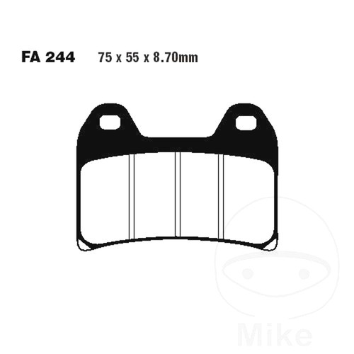 Ebc brake pads sintered - brake,